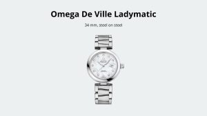 Omega De Ville Ladymatic, 34 mm, steel on steel